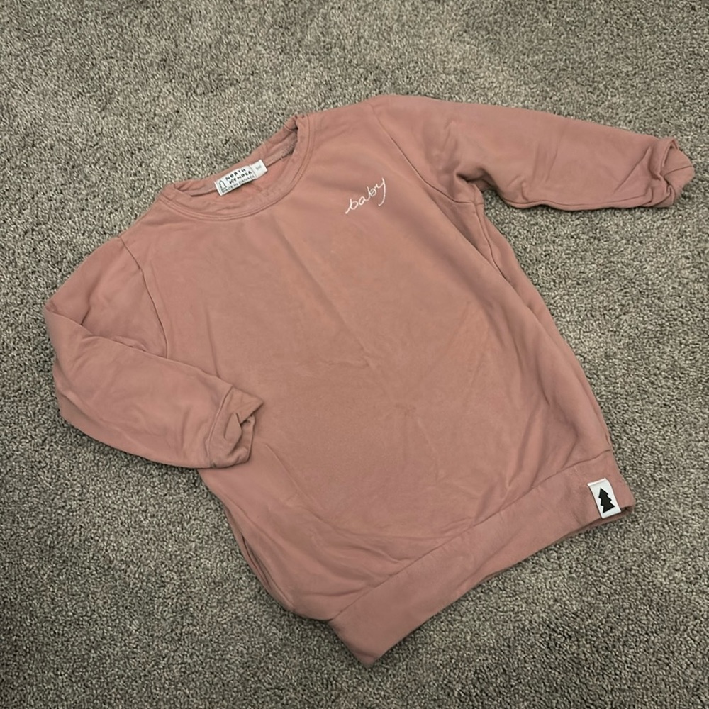 NORTH KINDER pink “baby” pullover